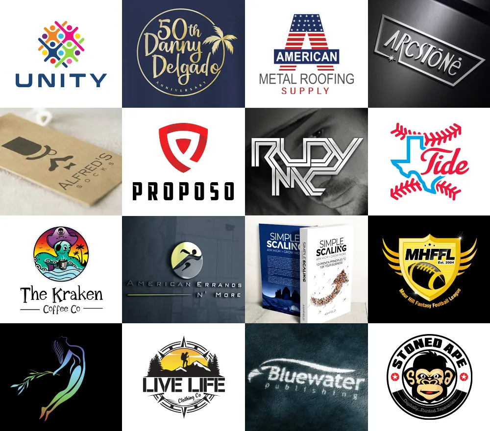 Custom logo design and graphic design services